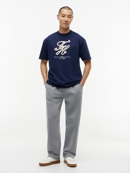 Tommy Hilfiger Relaxed Brushed-Back Fleece Sweatpant