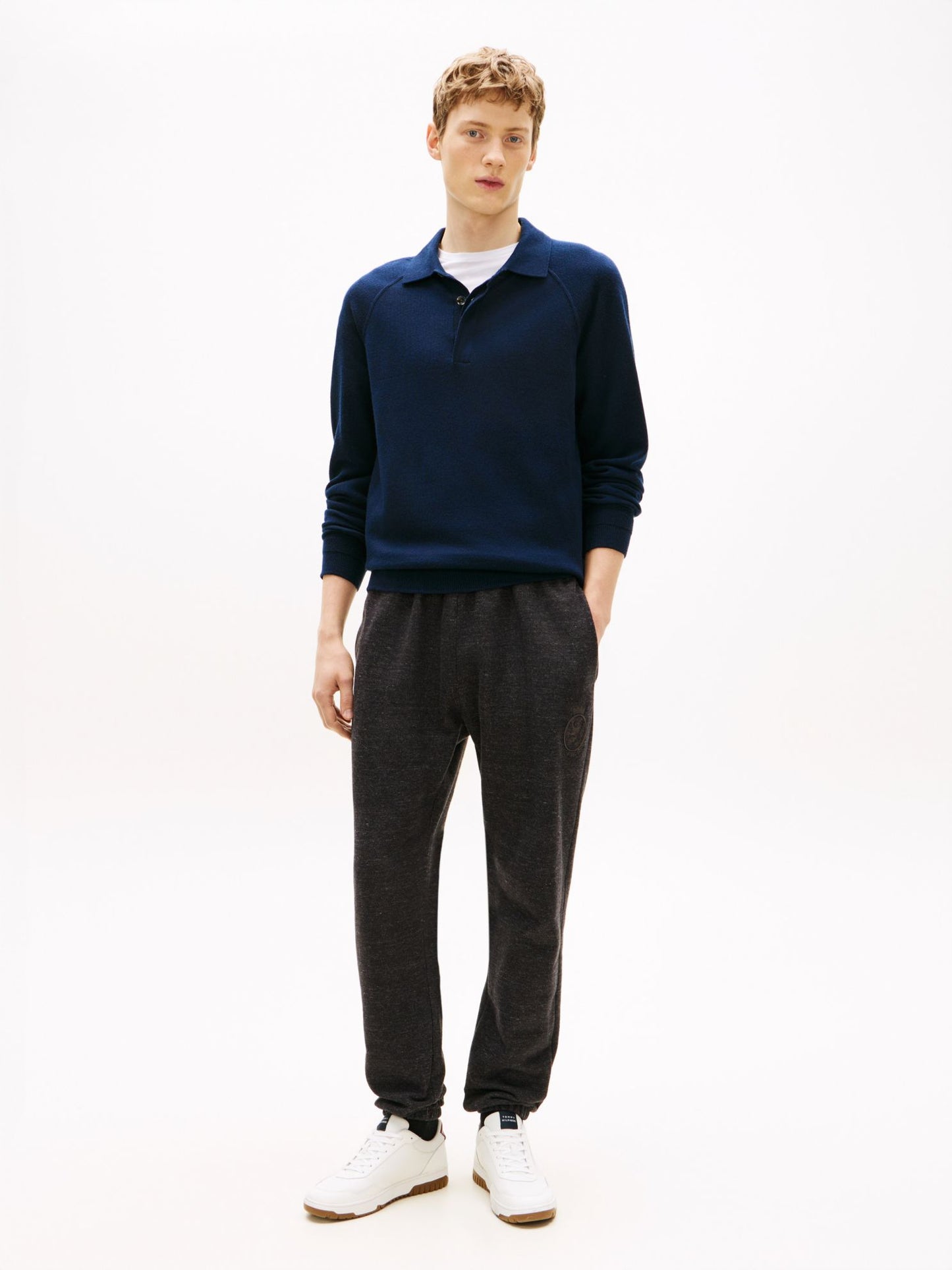 Tommy Hilfiger Hilfiger Crest Logo Heathered Sweatpant