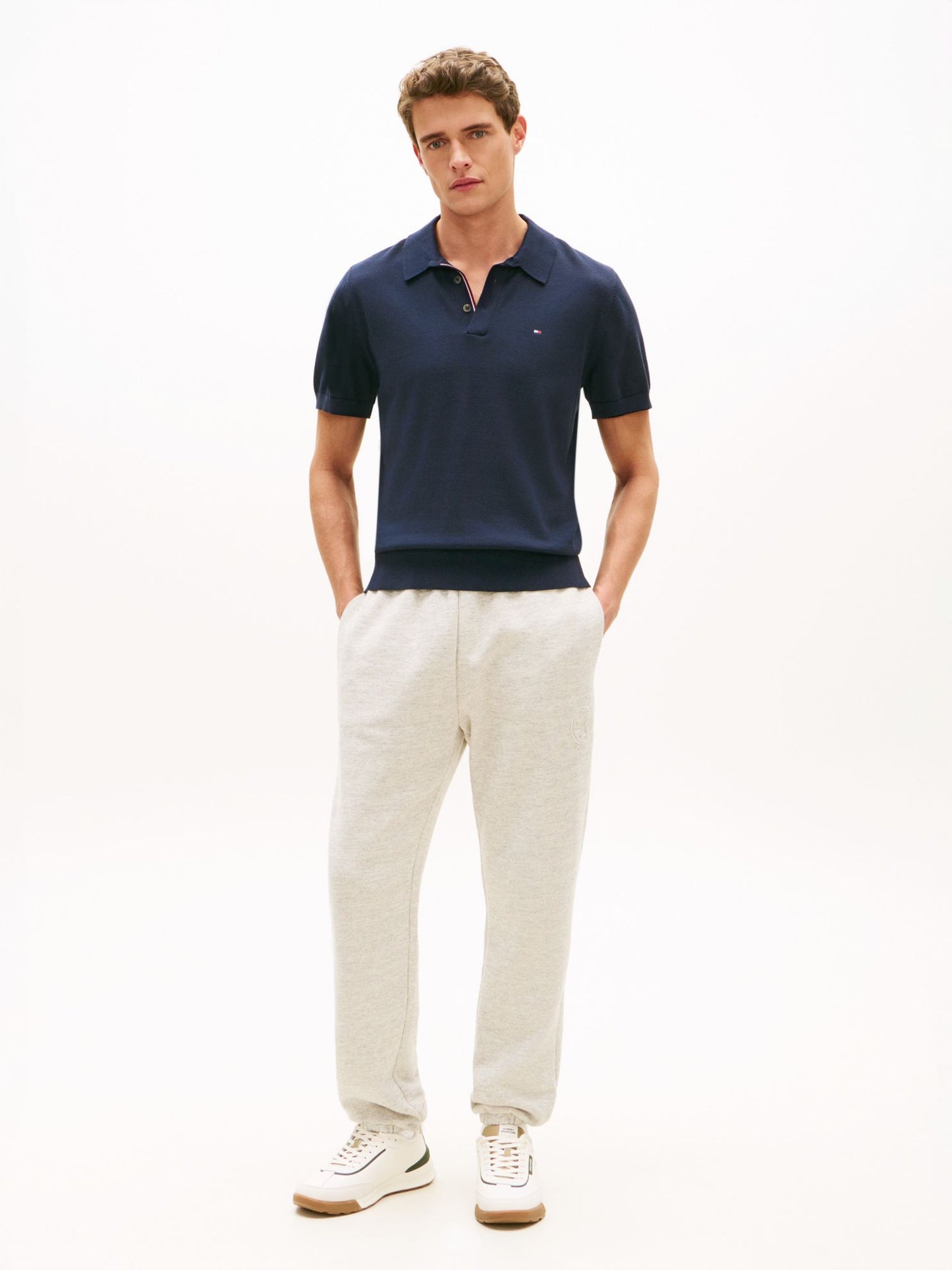 Tommy Hilfiger Hilfiger Crest Logo Heathered Sweatpant
