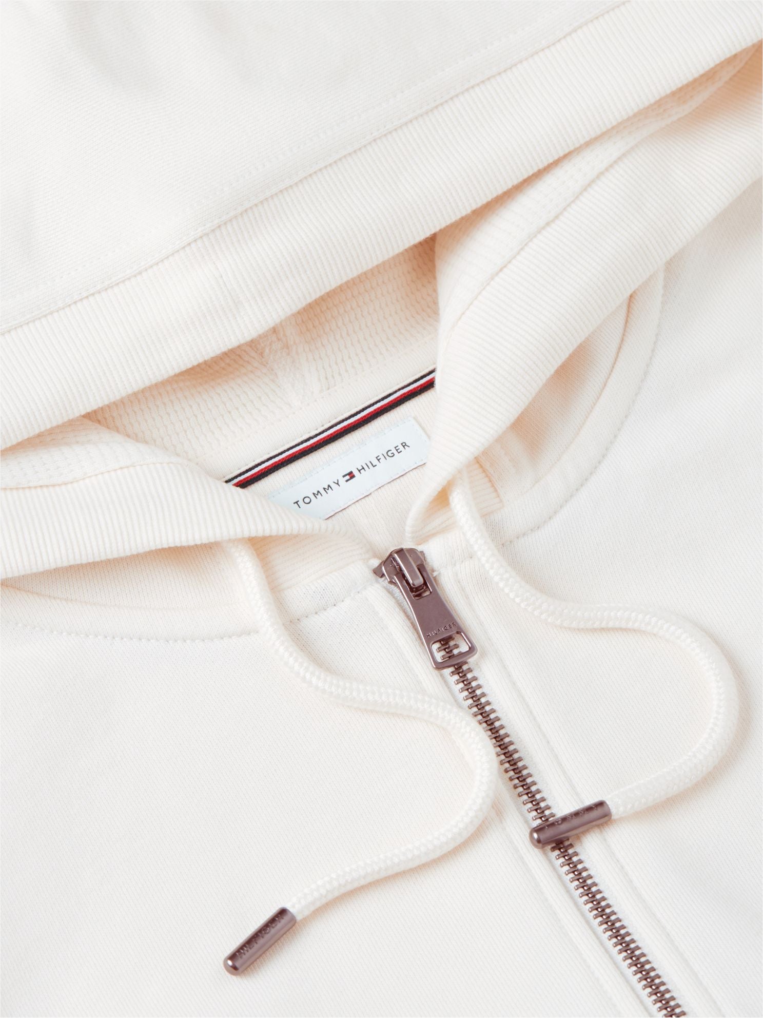 Tommy Hilfiger Embroidered Wavy Flag Logo Zip Hoodie