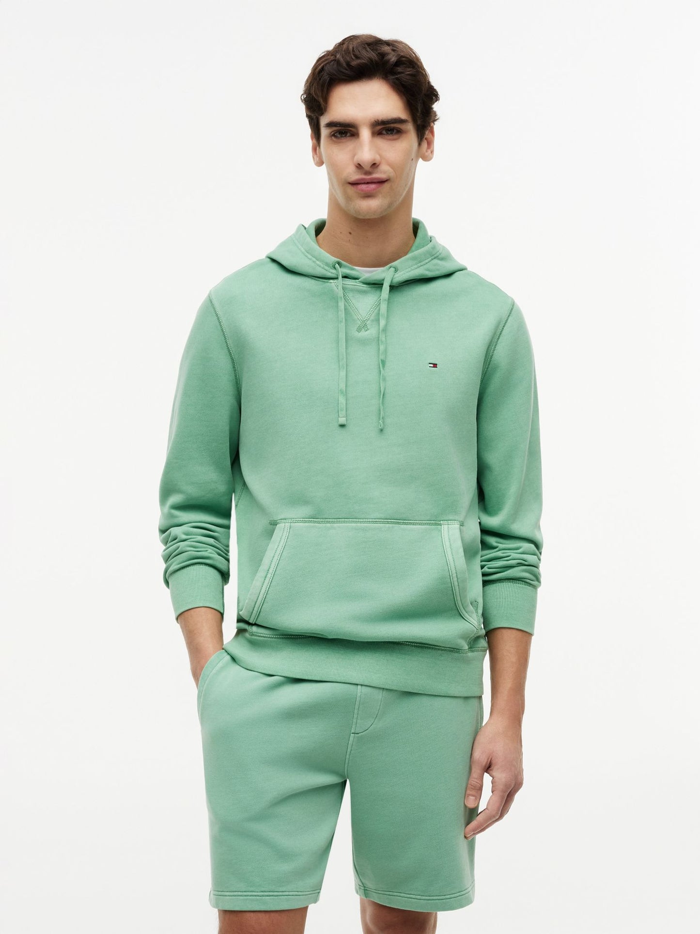 Tommy Hilfiger Garment-Washed Terry Hoodie