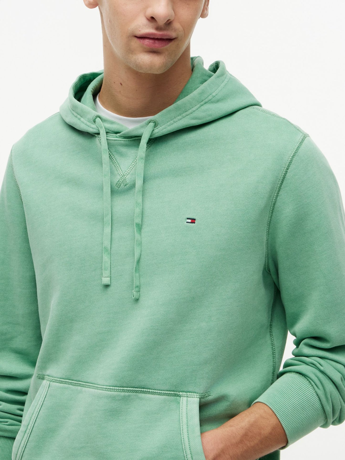 Tommy Hilfiger Garment-Washed Terry Hoodie
