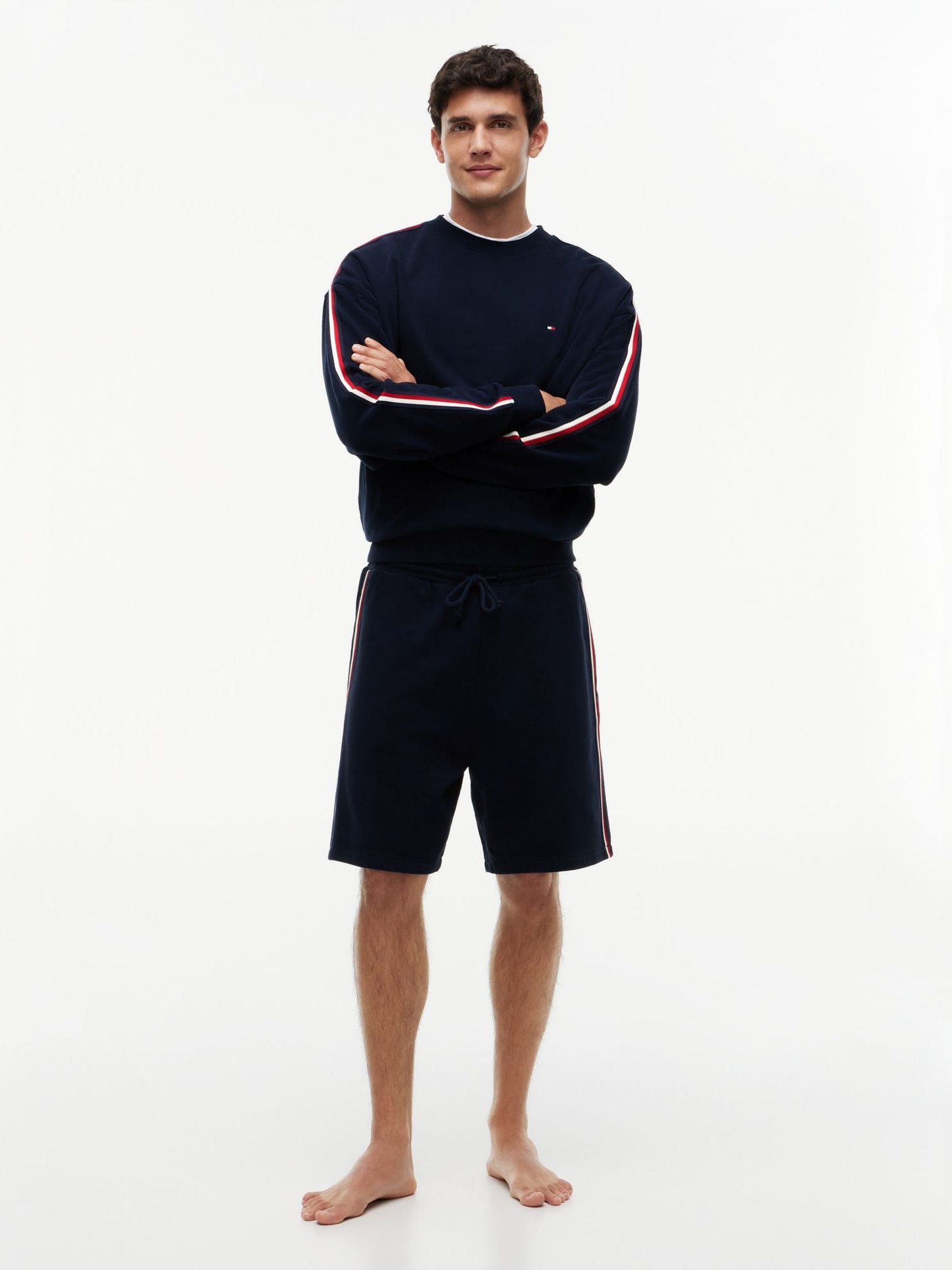 Tommy Hilfiger Signature Stripe Terry Lounge Short