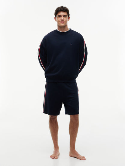 Tommy Hilfiger Signature Stripe Terry Lounge Sweatshirt