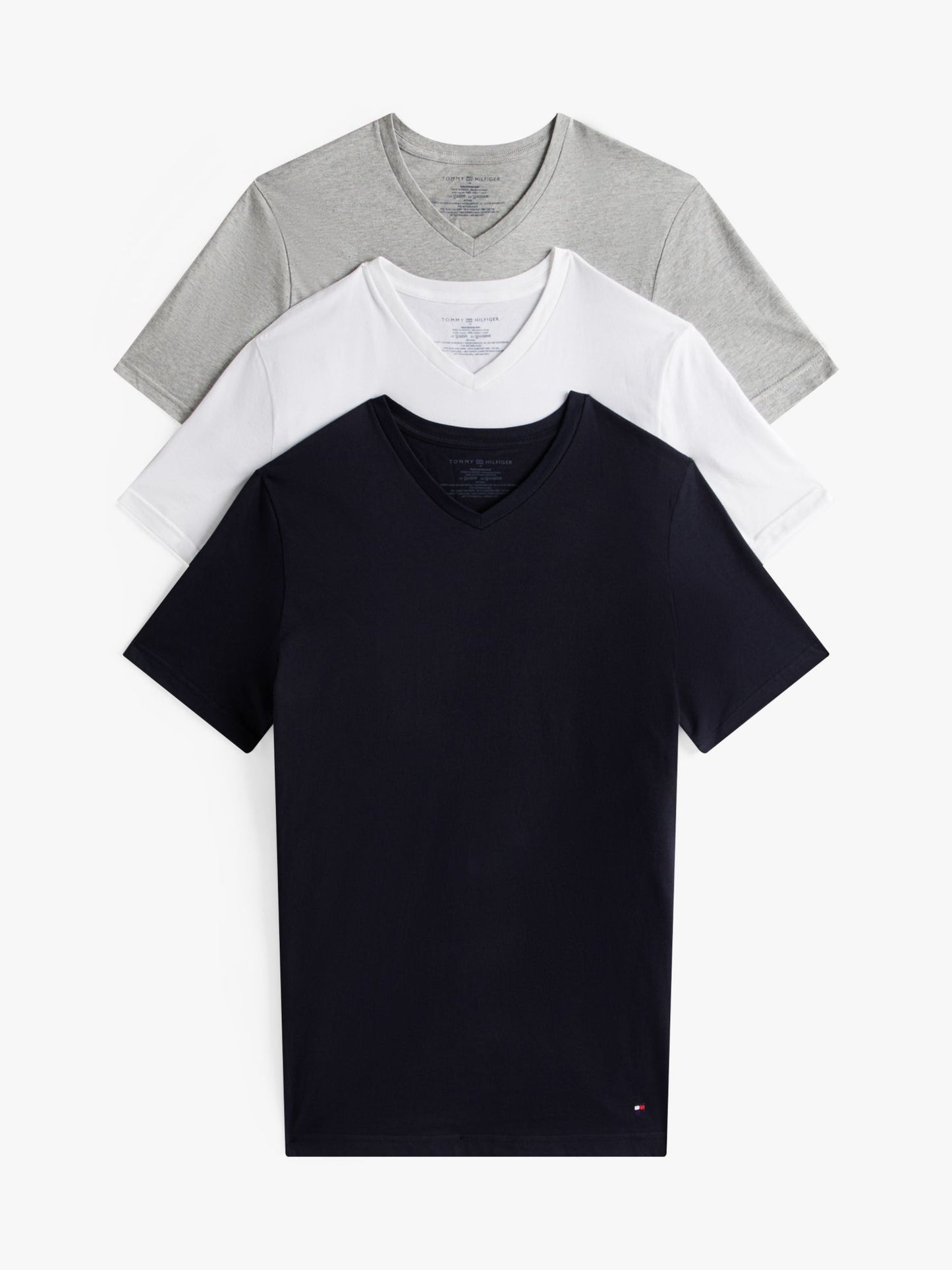 Tommy Hilfiger Cotton Classics V-Neck Undershirt 3-Pack