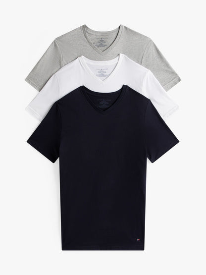 Tommy Hilfiger Cotton Classics V-Neck Undershirt 3-Pack