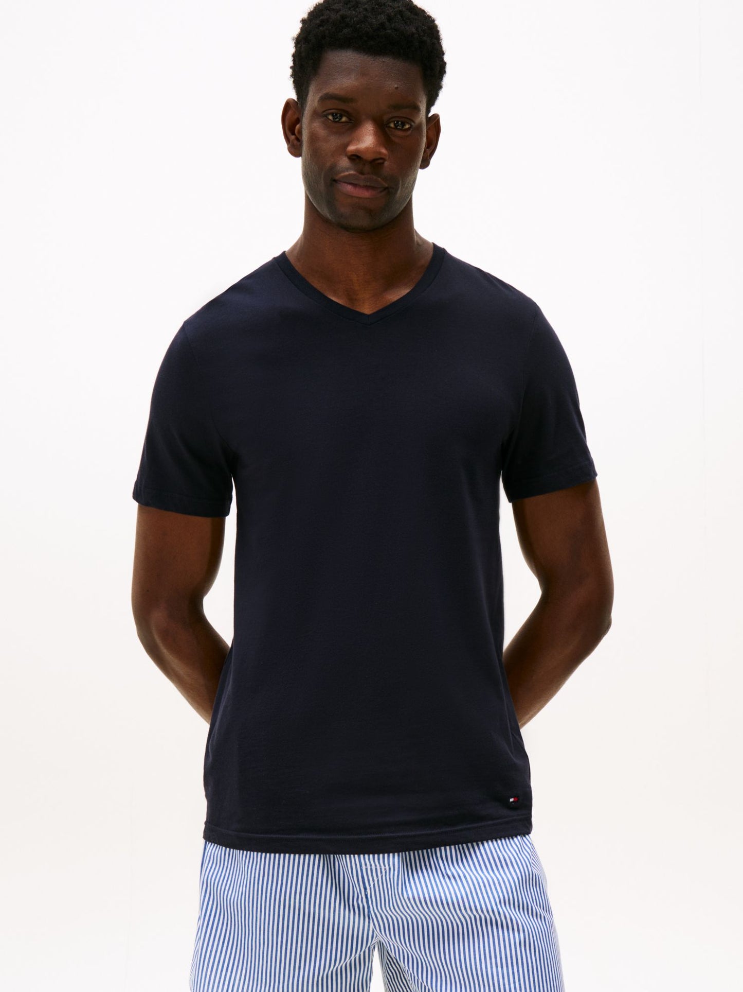 Tommy Hilfiger Cotton Classics V-Neck Undershirt 3-Pack