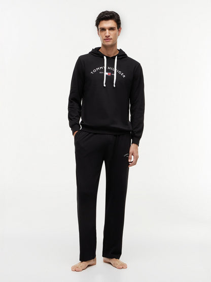Tommy Hilfiger Hilfiger Logo Pique Sleep Hoodie