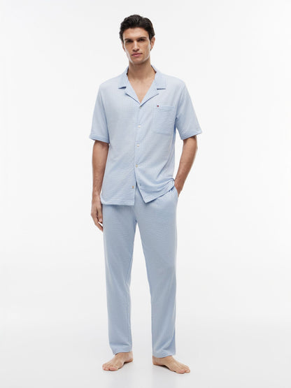 Tommy Hilfiger Short-Sleeve Seersucker Sleep Shirt