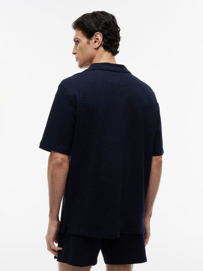 Tommy Hilfiger Short-Sleeve Seersucker Sleep Shirt