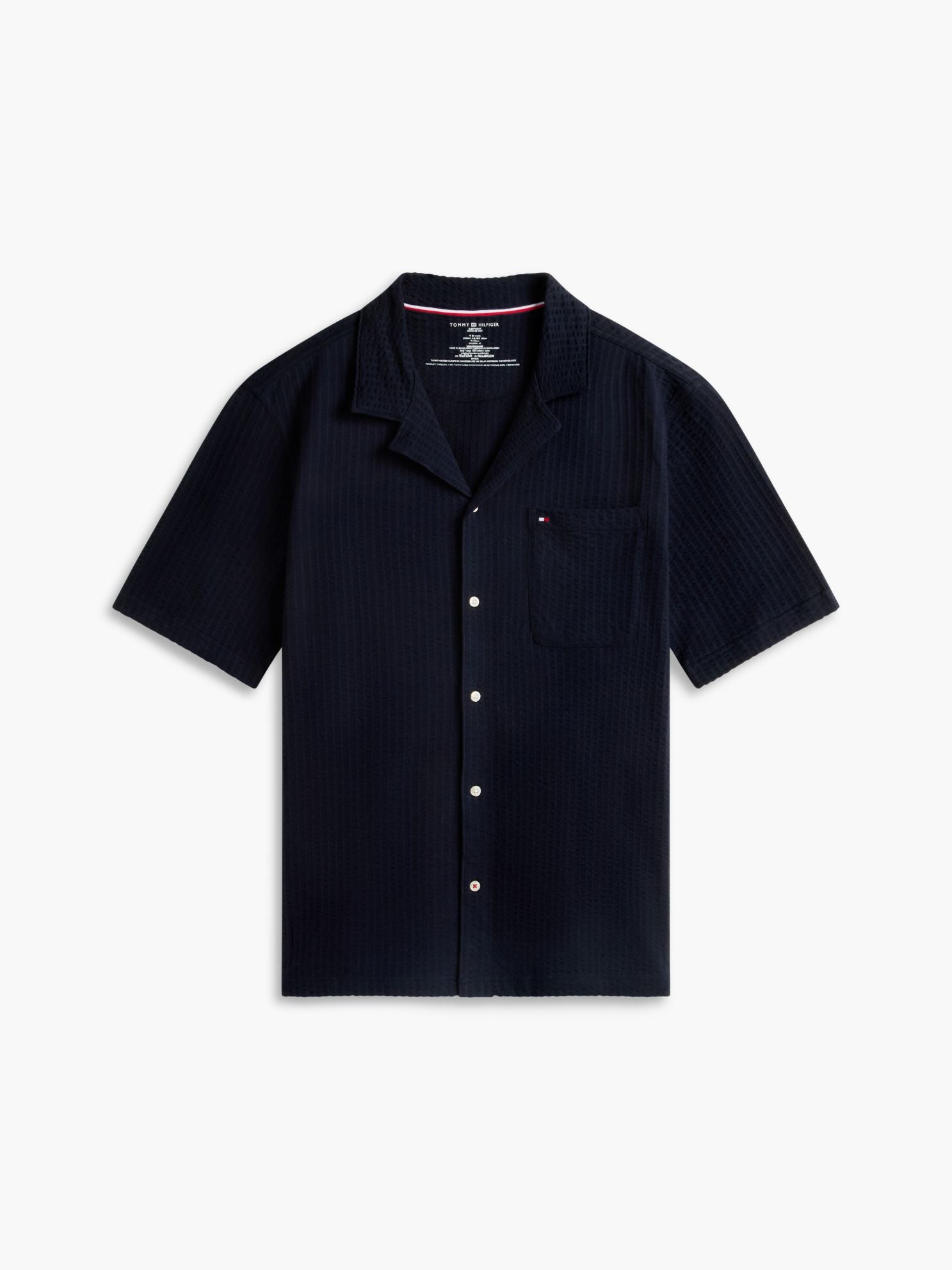 Tommy Hilfiger Short-Sleeve Seersucker Sleep Shirt