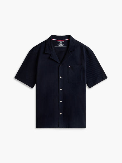 Tommy Hilfiger Short-Sleeve Seersucker Sleep Shirt