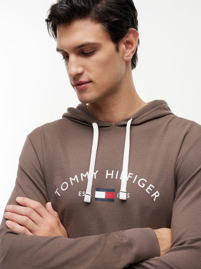 Tommy Hilfiger Hilfiger Logo Pique Sleep Hoodie