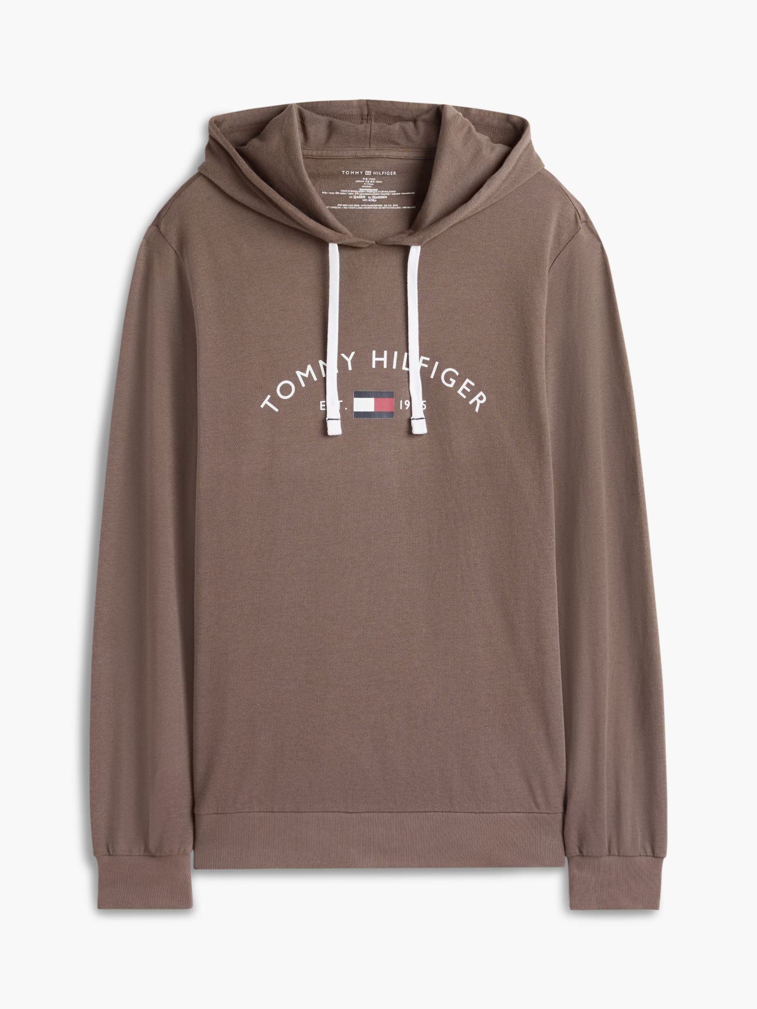 Tommy Hilfiger Hilfiger Logo Pique Sleep Hoodie