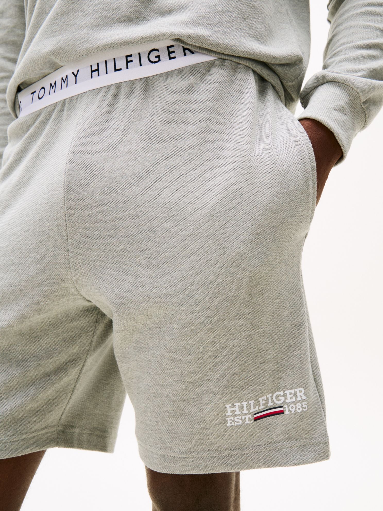 Tommy Hilfiger Hilfiger Logo Pique 8" Sleep Short