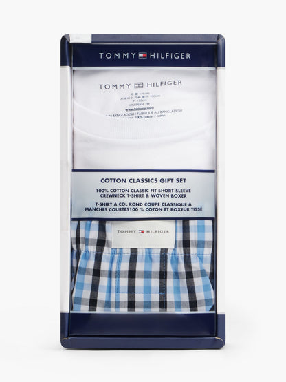 Tommy Hilfiger T-Shirt & Woven Short Pajama Gift Set