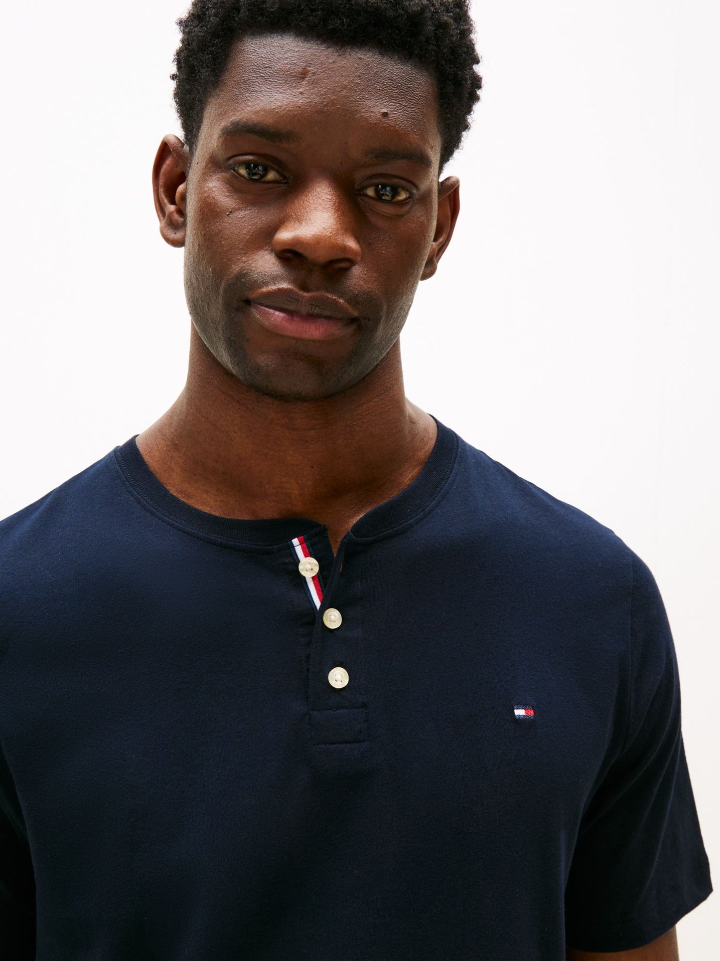 Tommy Hilfiger Sueded Jersey Henley Sleep Shirt