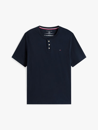 Tommy Hilfiger Sueded Jersey Henley Sleep Shirt