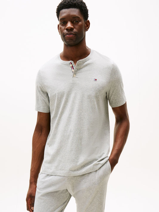 Tommy Hilfiger Sueded Jersey Henley Sleep Shirt