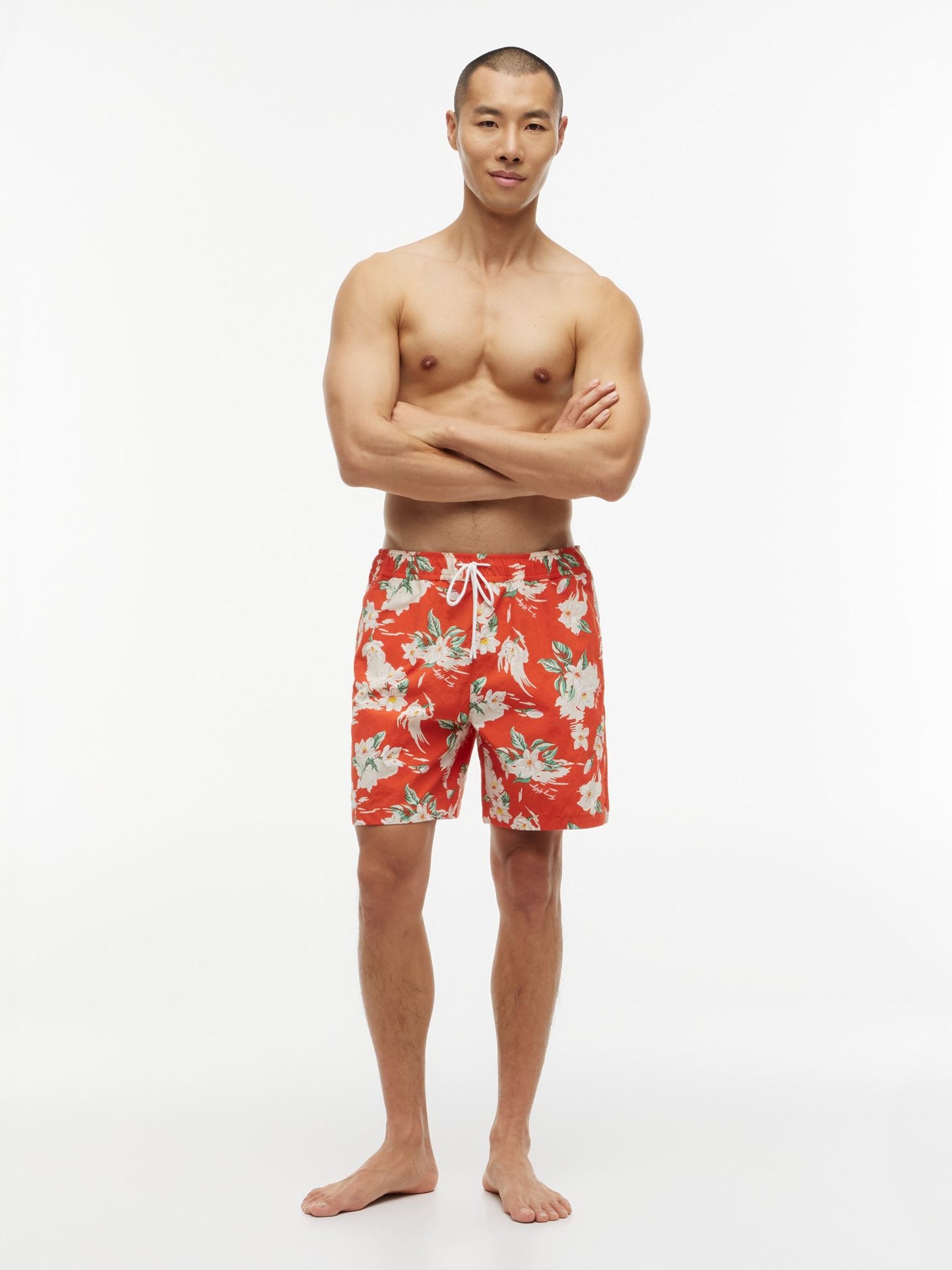 Tommy Hilfiger Floral Print 7" Swim Trunk