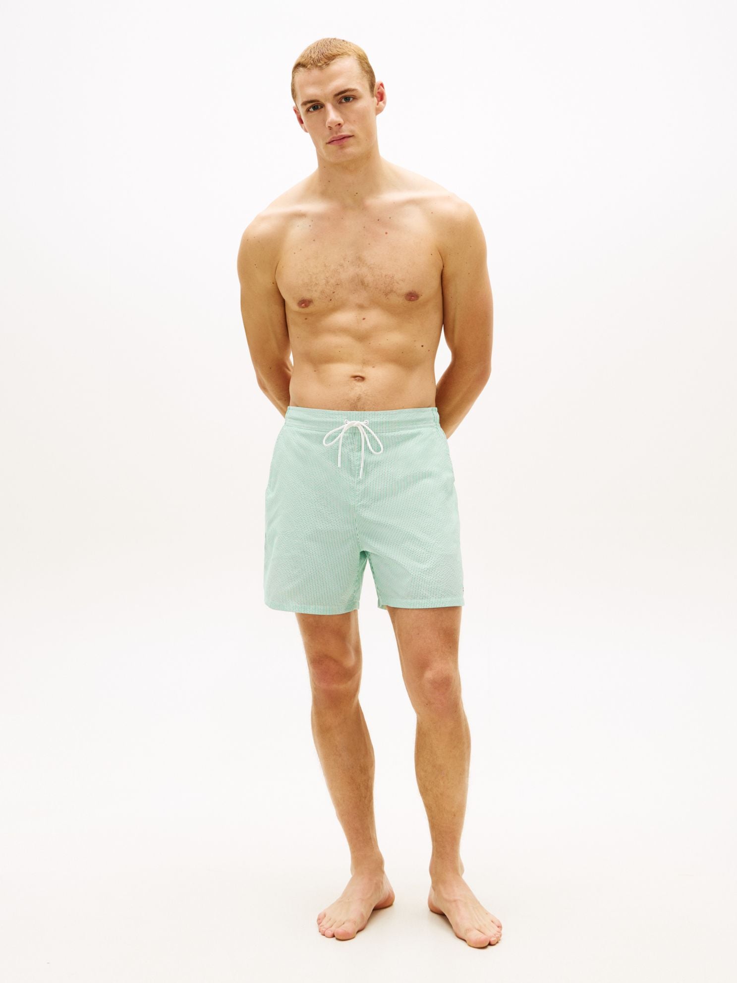 Tommy Hilfiger Striped 7" Swim Trunk