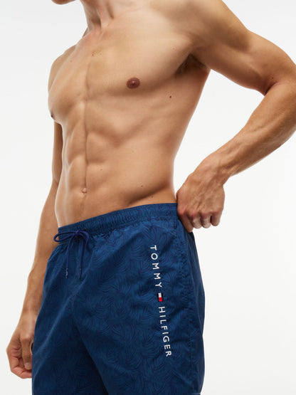 Tommy Hilfiger Palm Leaf Print 7" Swim Trunk