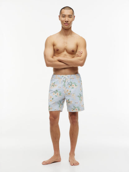 Tommy Hilfiger Floral Print 7" Swim Trunk