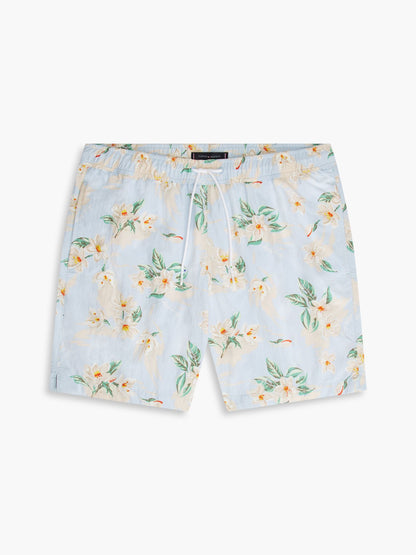 Tommy Hilfiger Floral Print 7" Swim Trunk