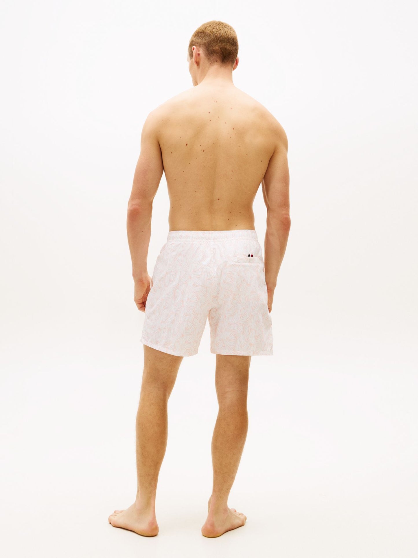 Tommy Hilfiger Palm Leaf Print 7" Swim Trunk