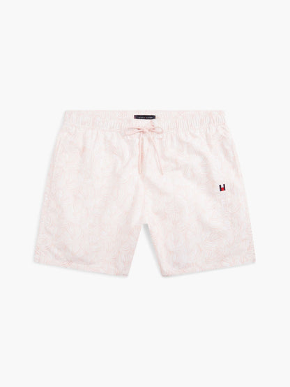 Tommy Hilfiger Palm Leaf Print 7" Swim Trunk