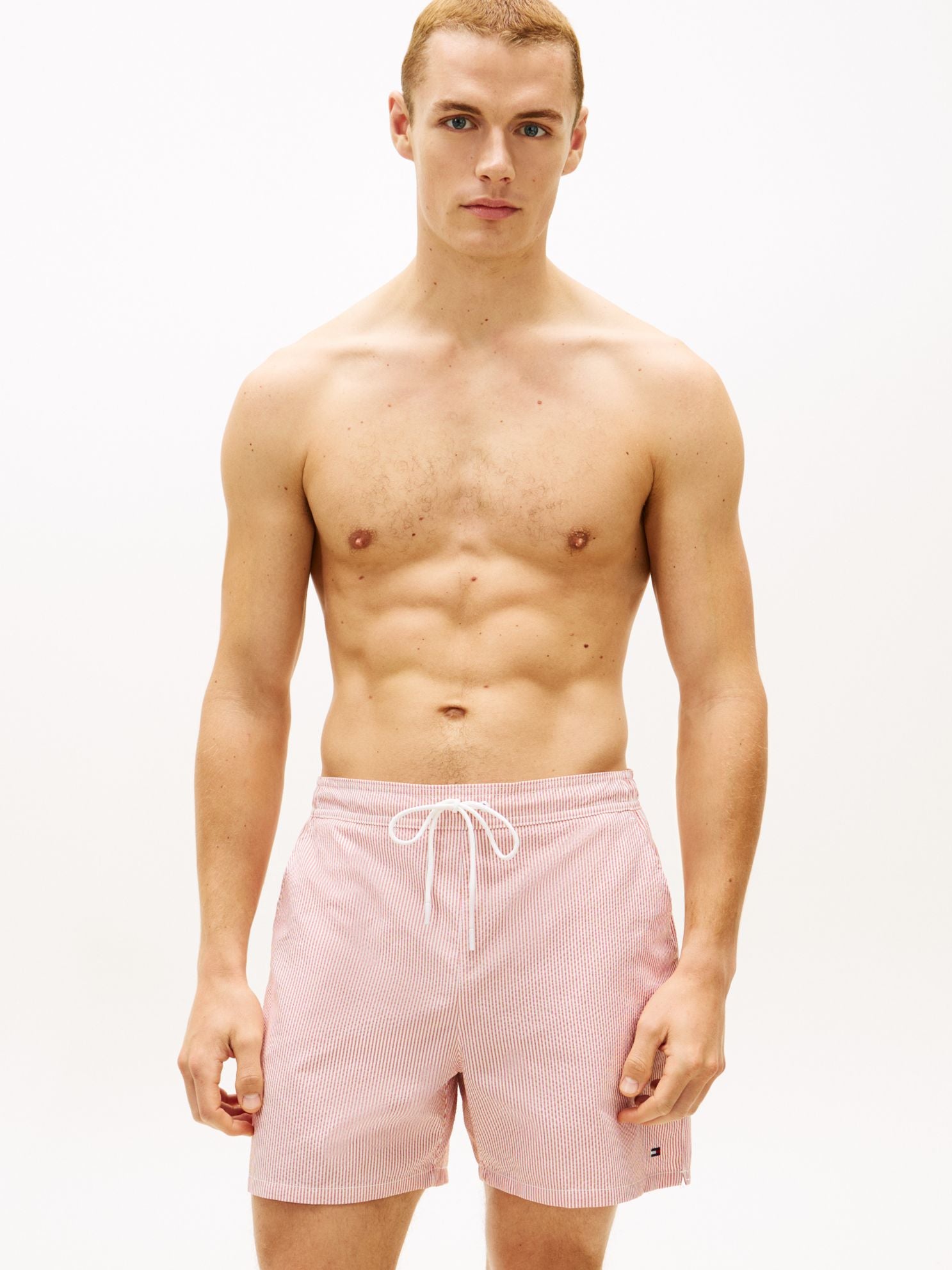 Tommy Hilfiger Striped 7" Swim Trunk