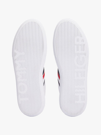 Tommy Hilfiger Stripe Leather Cupsole Sneaker