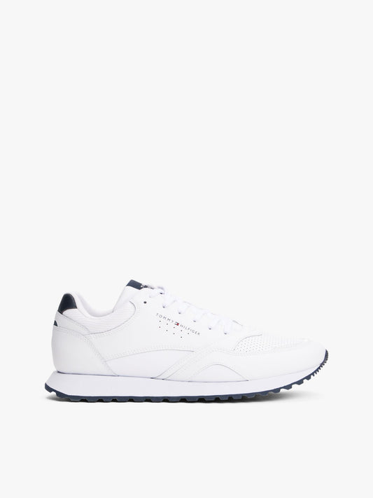 Tommy Hilfiger Leather-Mix Runner Sneaker
