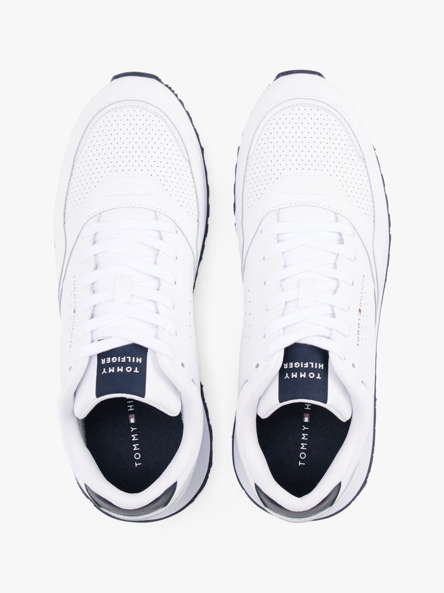 Tommy Hilfiger Leather-Mix Runner Sneaker