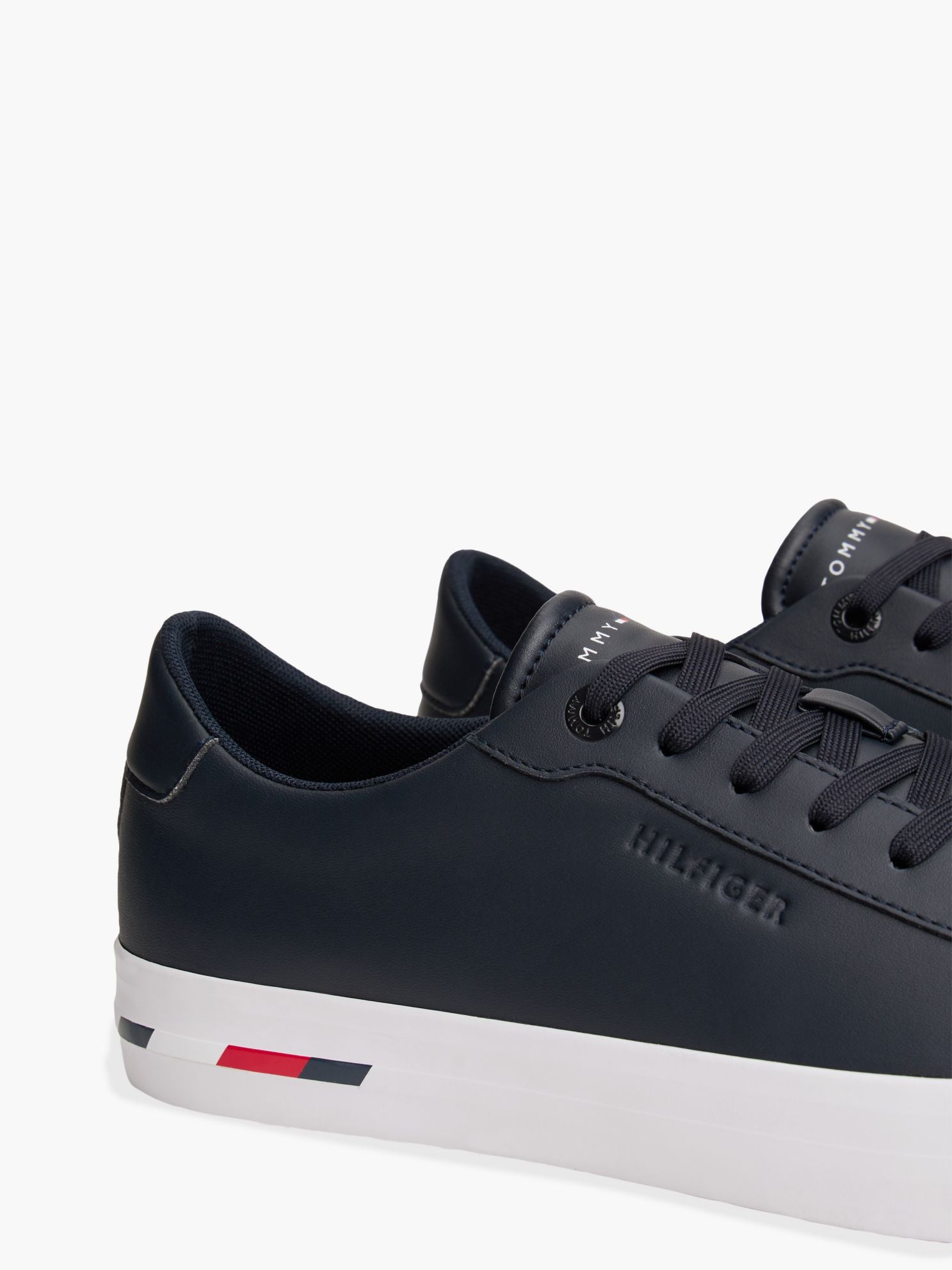 Tommy Hilfiger Flag Stripe Vulcanized Leather Sneaker