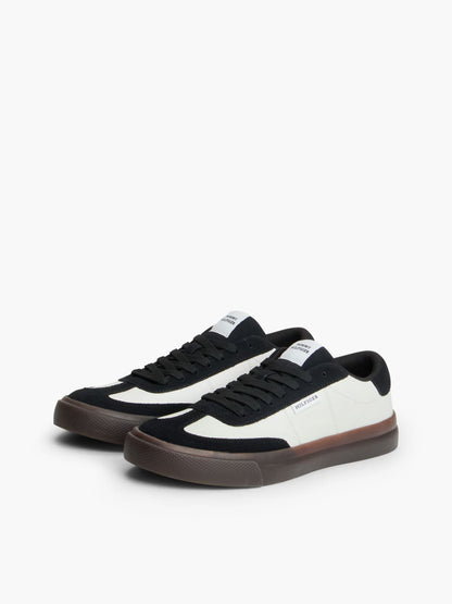 Tommy Hilfiger Suede & Leather Vulcanized Sneaker