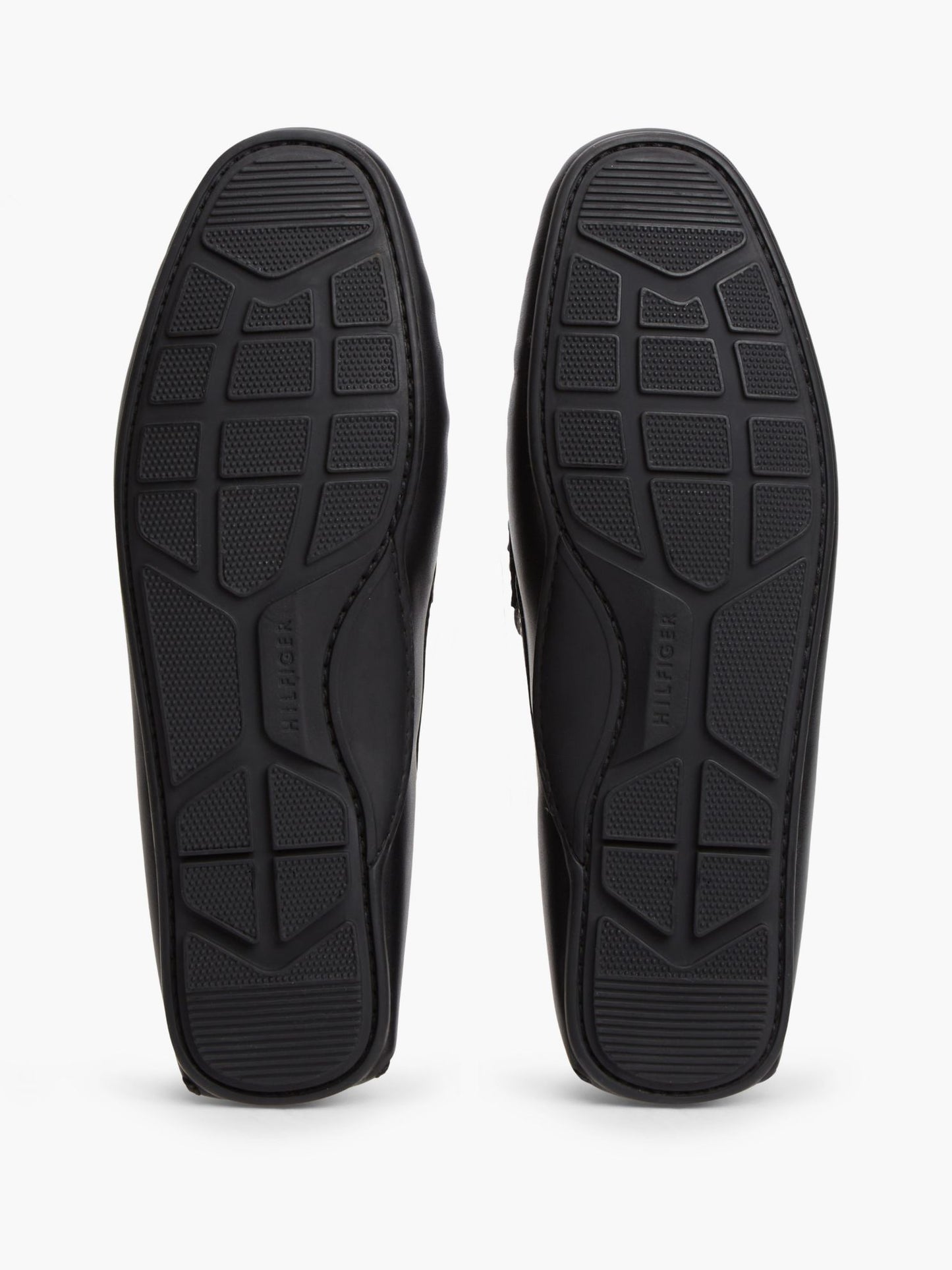 Tommy Hilfiger Flag Hardware Leather Driving Loafer