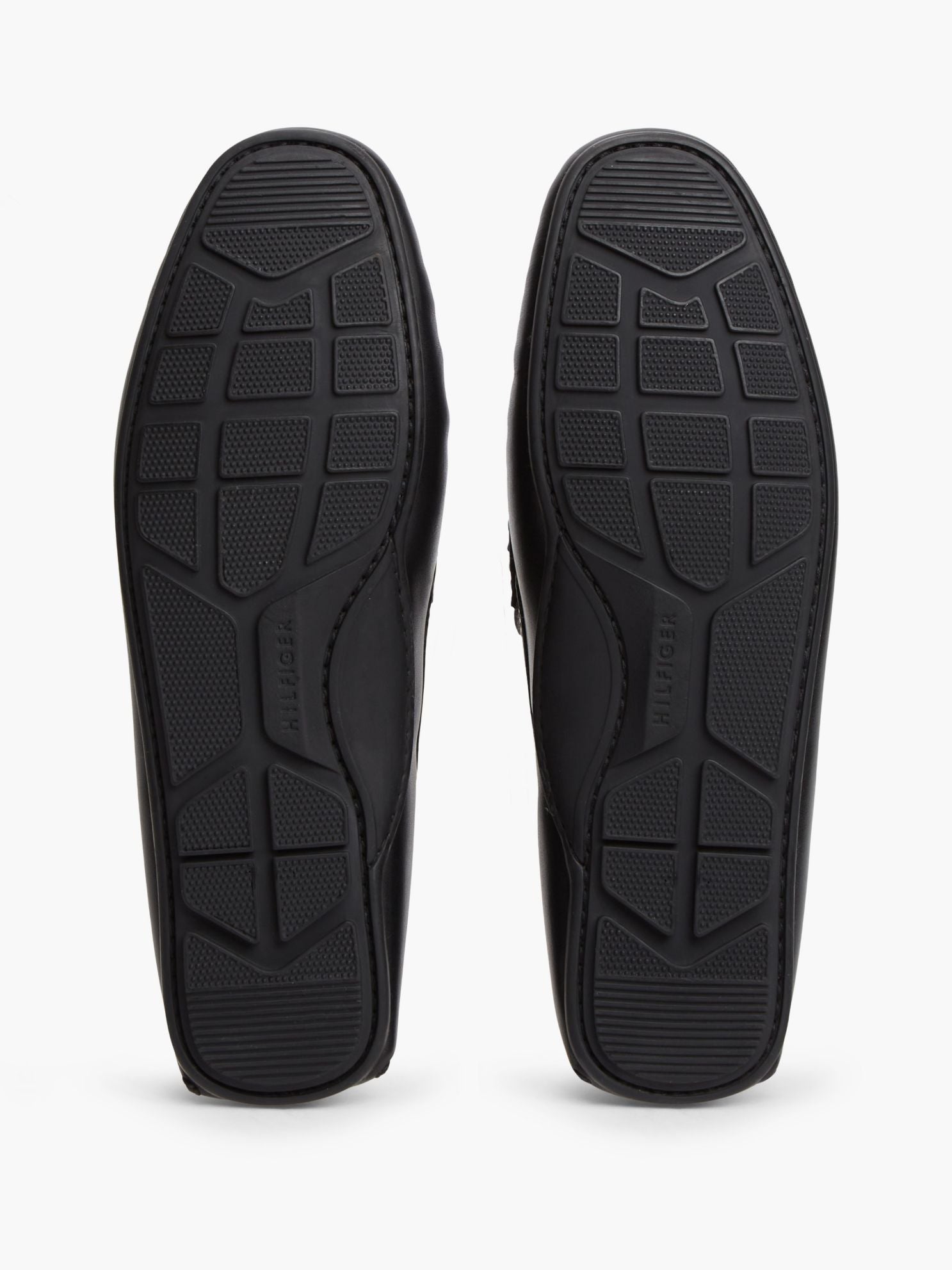 Tommy Hilfiger Flag Hardware Leather Driving Loafer