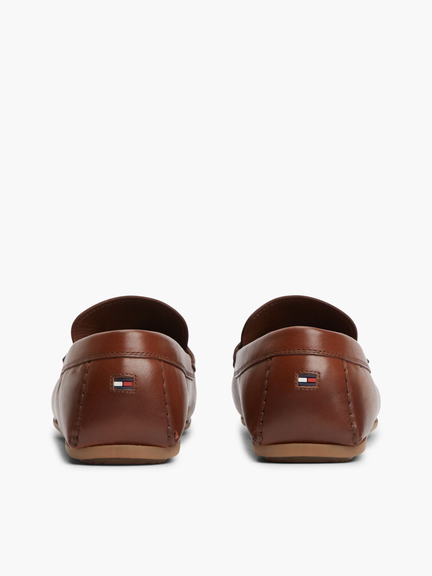 Tommy Hilfiger Flag Hardware Leather Driving Loafer