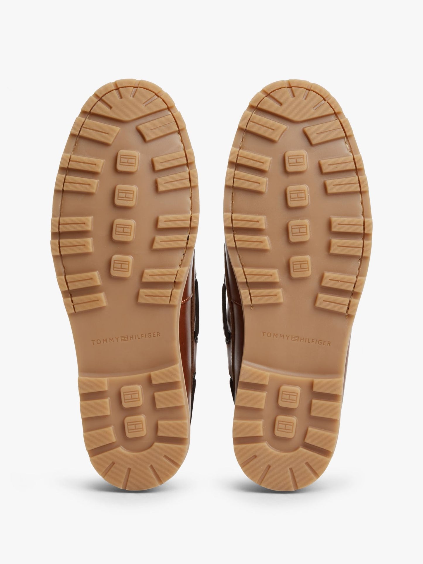Tommy Hilfiger Woven Leather Boat Shoe