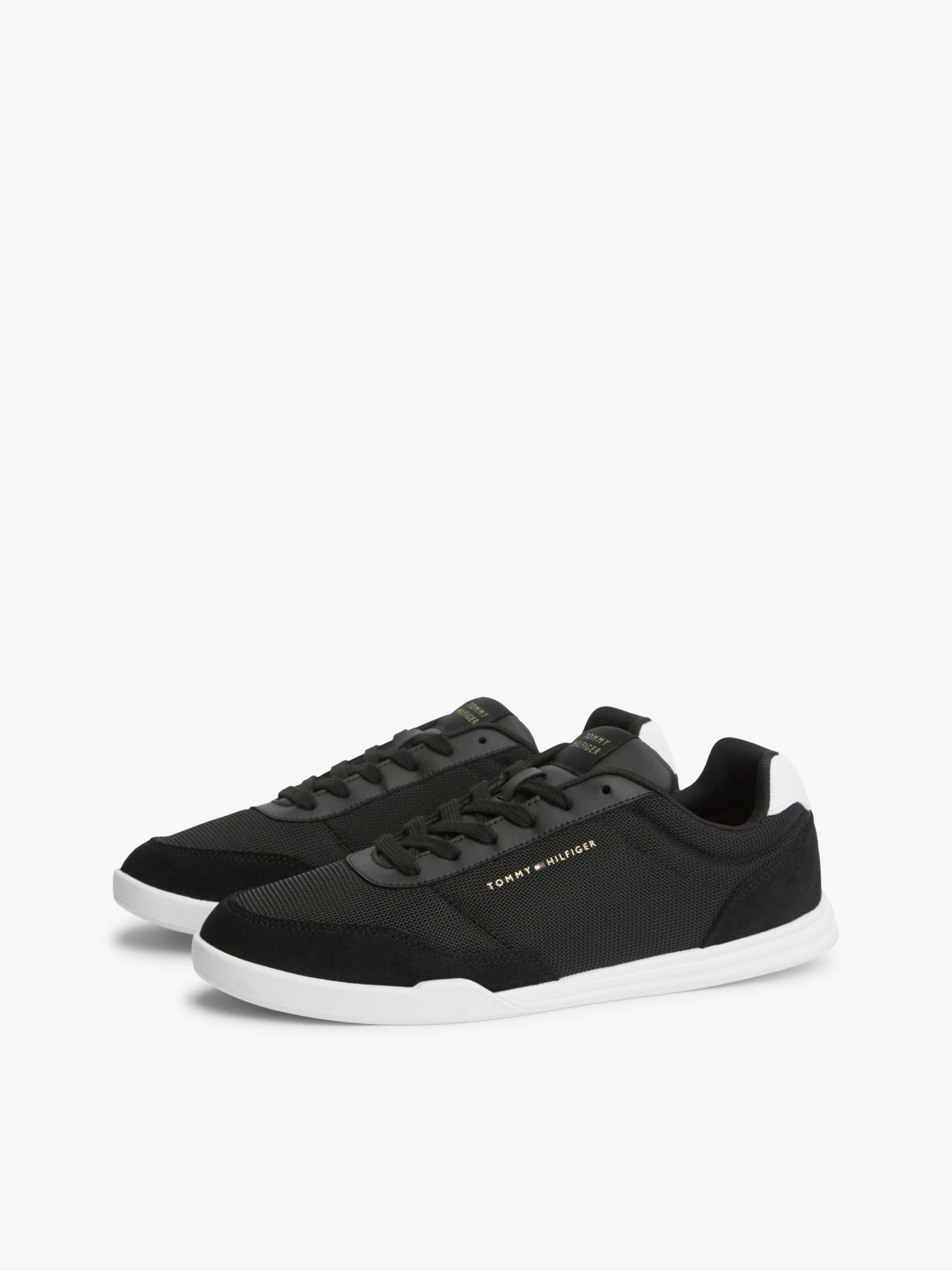 Tommy Hilfiger Mixed-Media Low-Top Cupsole Sneaker
