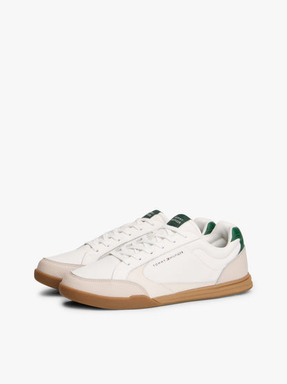 Tommy Hilfiger Leather Low-Top Cupsole Sneaker