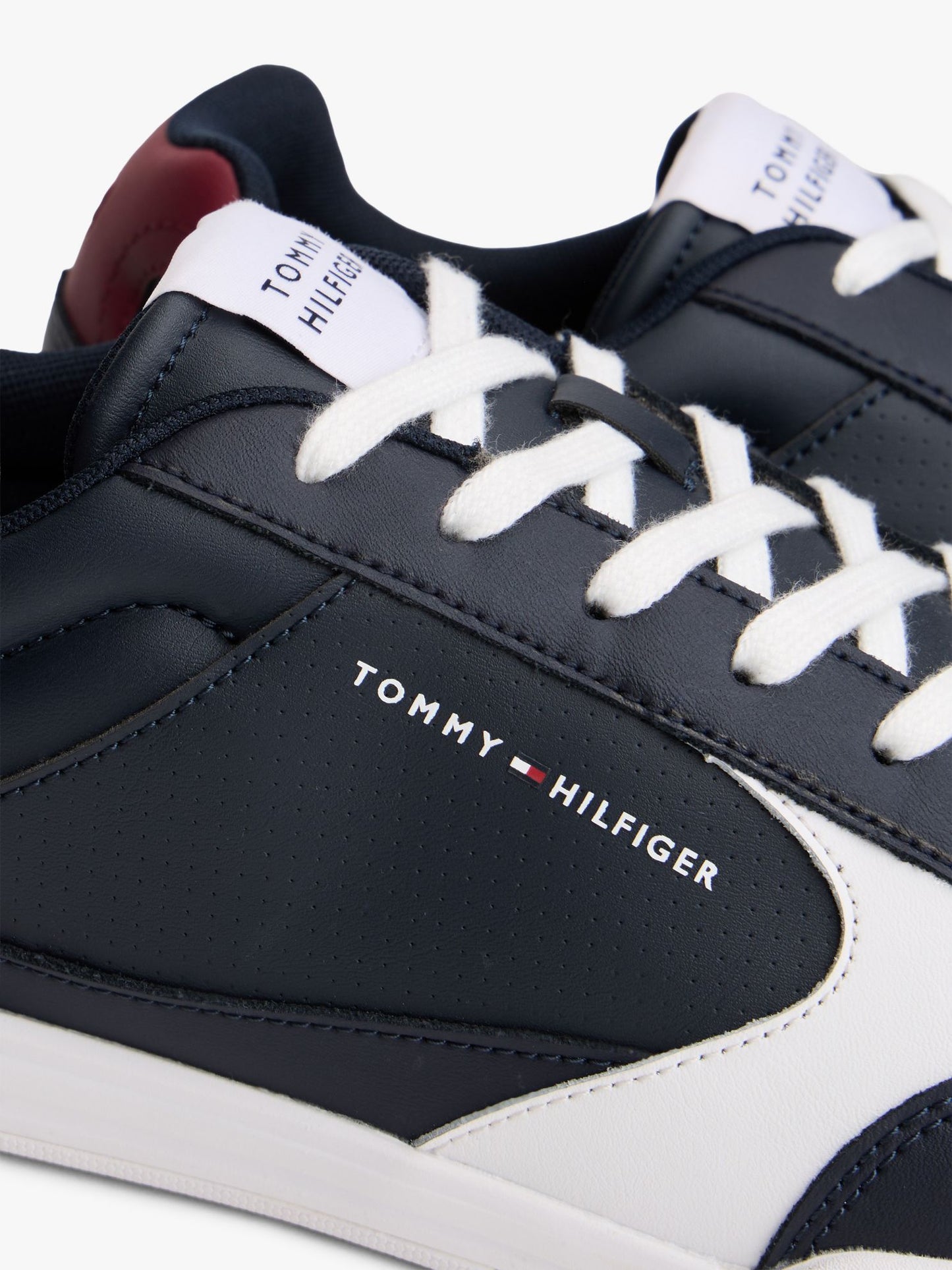 Tommy Hilfiger Leather Low-Top Cupsole Sneaker