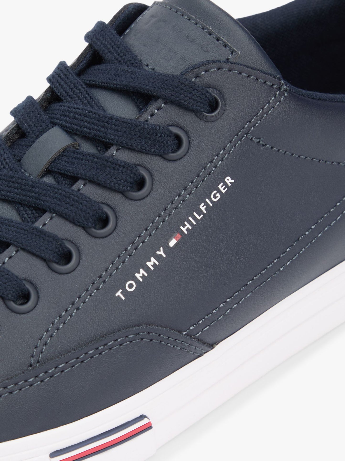 Tommy Hilfiger Vulcanized Leather Mix Sneaker
