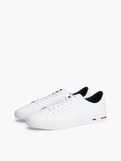 Tommy Hilfiger Flag Stripe Vulcanized Leather Sneaker