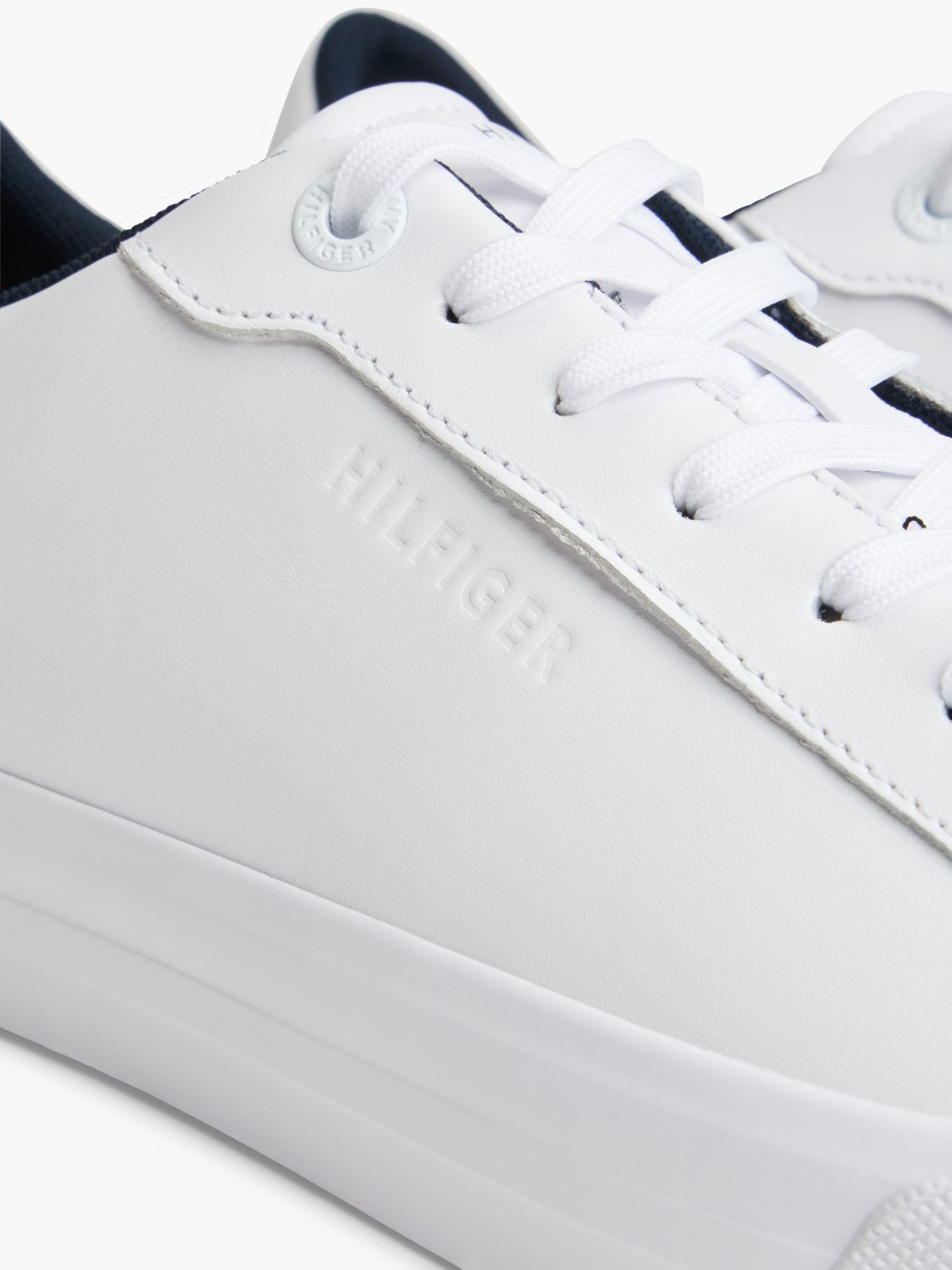 Tommy Hilfiger Flag Stripe Vulcanized Leather Sneaker