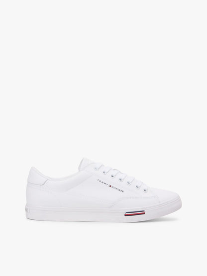 Tommy Hilfiger Vulcanized Leather Mix Sneaker