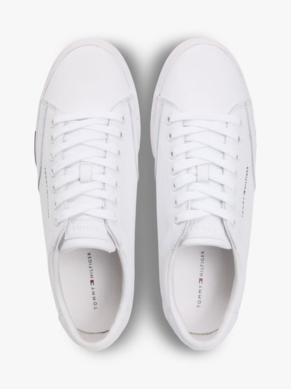 Tommy Hilfiger Vulcanized Leather Mix Sneaker