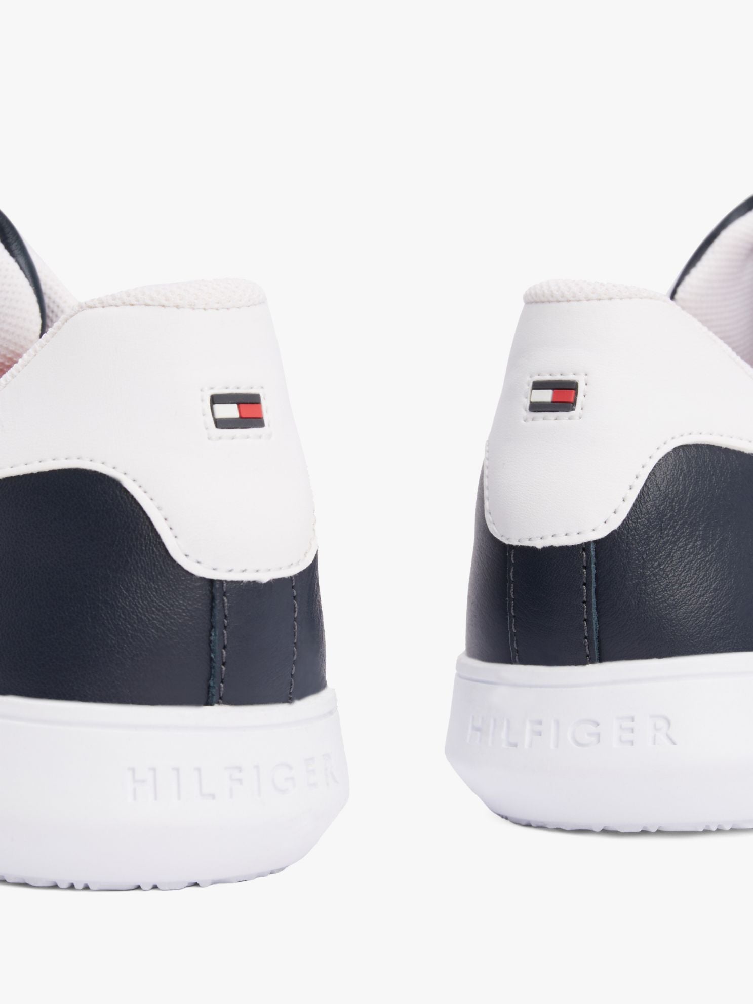 Tommy Hilfiger Stripe Leather Cupsole Sneaker
