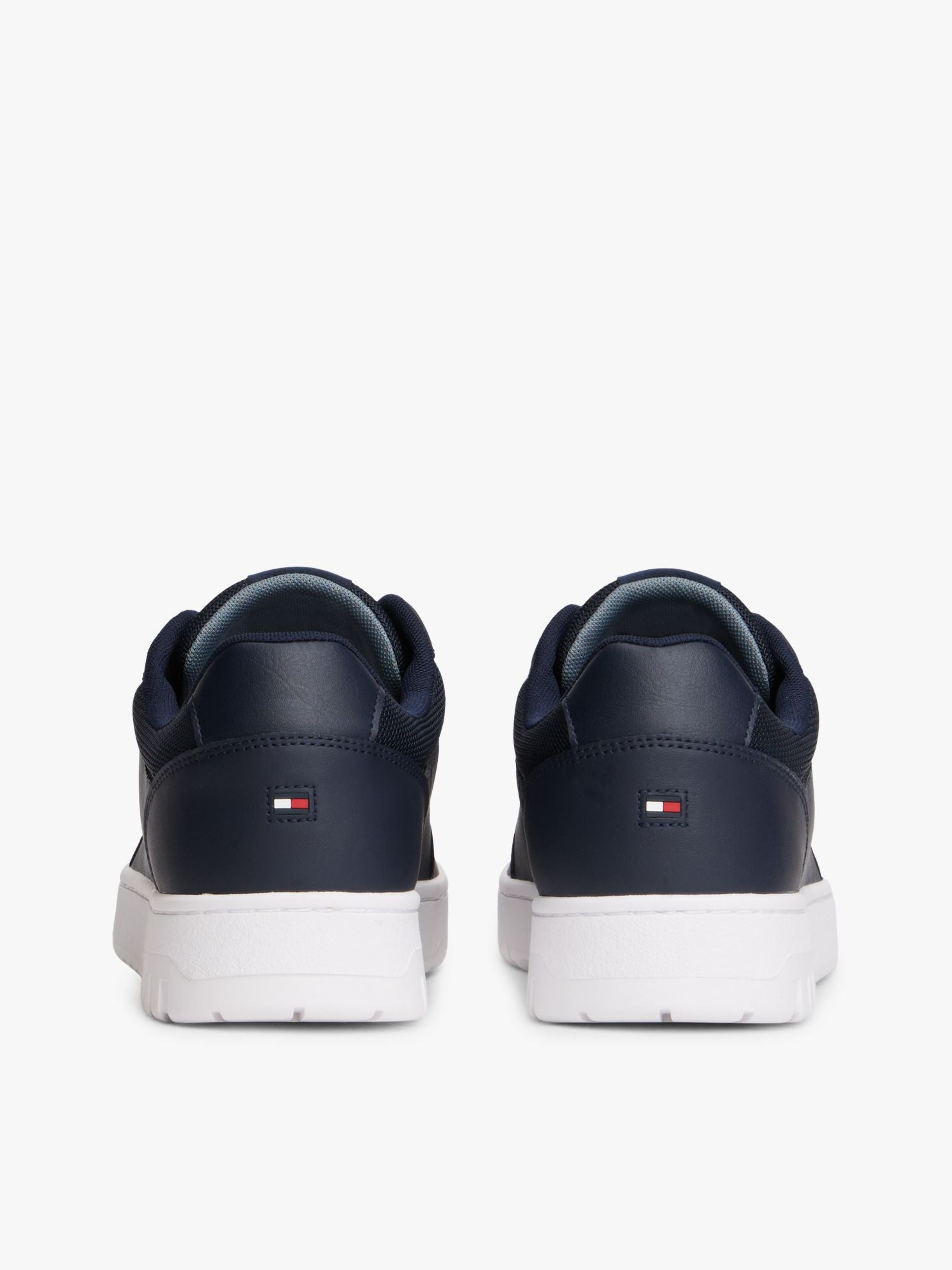 Tommy Hilfiger Mixed Media Leather Court Sneaker